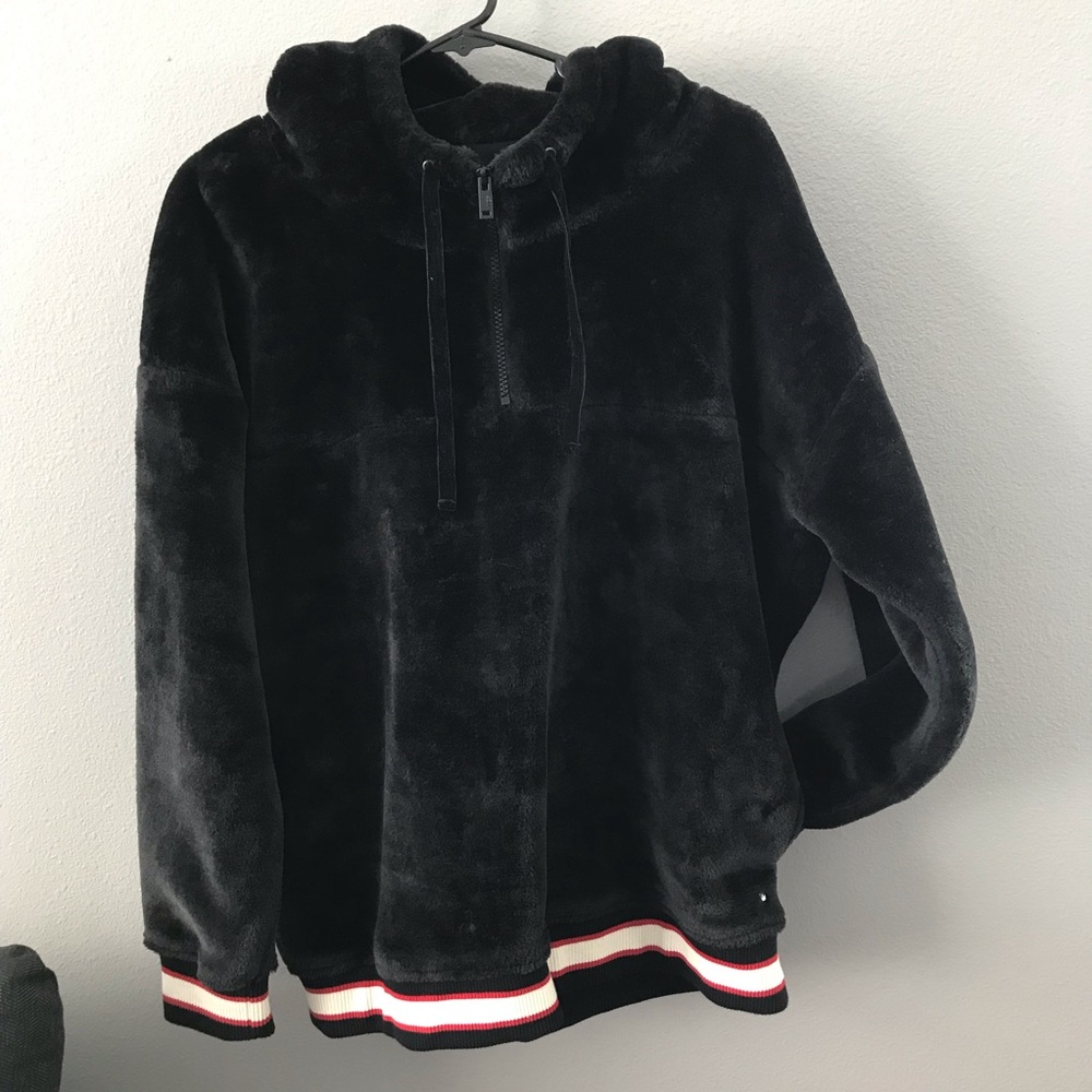 UGG KAILANI HOODED Pullover with Striped Hem